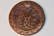 Монета 2 копейки Медь 1757г. 