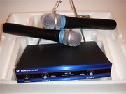 SENNHEISER EW-100- система UHF база и 2 радиомикрофона