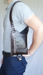 Стильная мужская сумка- кобура