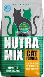 Корм для кошек Nutra Mix Hairball для выведения шерсти