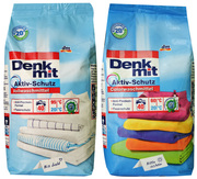 Пара порошков Denkmit для цветного и для белого белья,  по 2, 7 кг