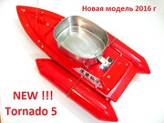 Прикормочный кораблик Fish Boat Mini,  TORNADO 5,  радиоуправляемая модель для карповой ловли