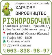 Різноробочий на харчове виробництво