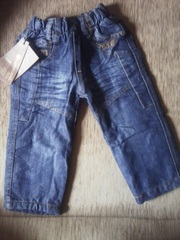 Продам новые стильные джинсы на флисе от 1 до 2, 5лет.